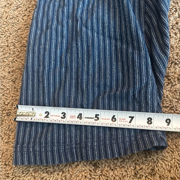 Free People Women’s Runyon Oversized Blue Striped Harem Wide Leg Pants Size XS - Picture 5 of 10